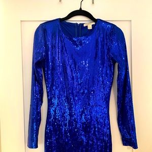 NWT Forever 21 Blue Sequin Dress